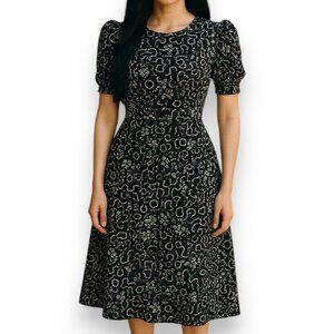 ISABEL MARANT Floral Geometric Print Ruched Dress
